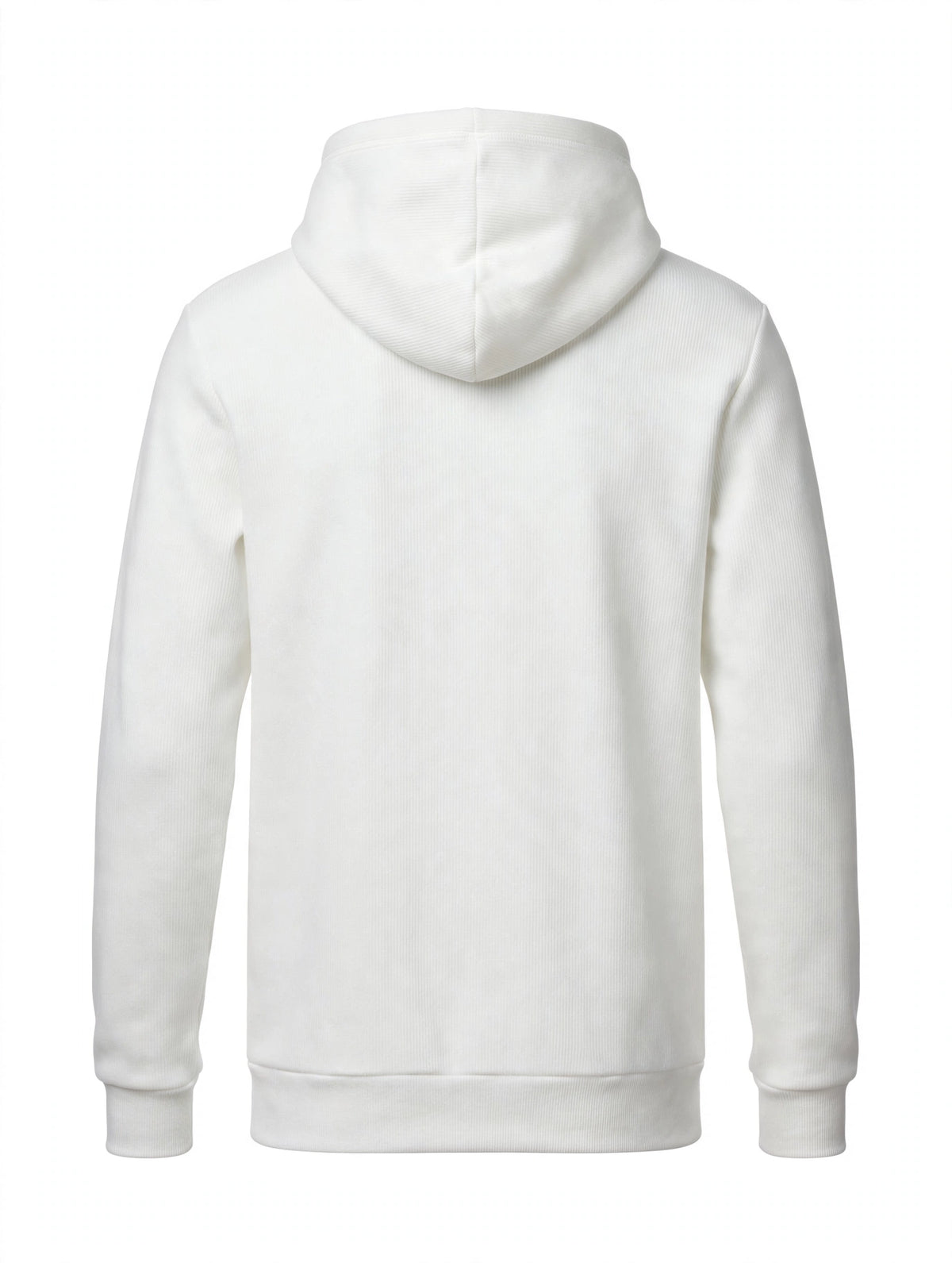 “The Erik” Stretch Corduroy Hoodie in White