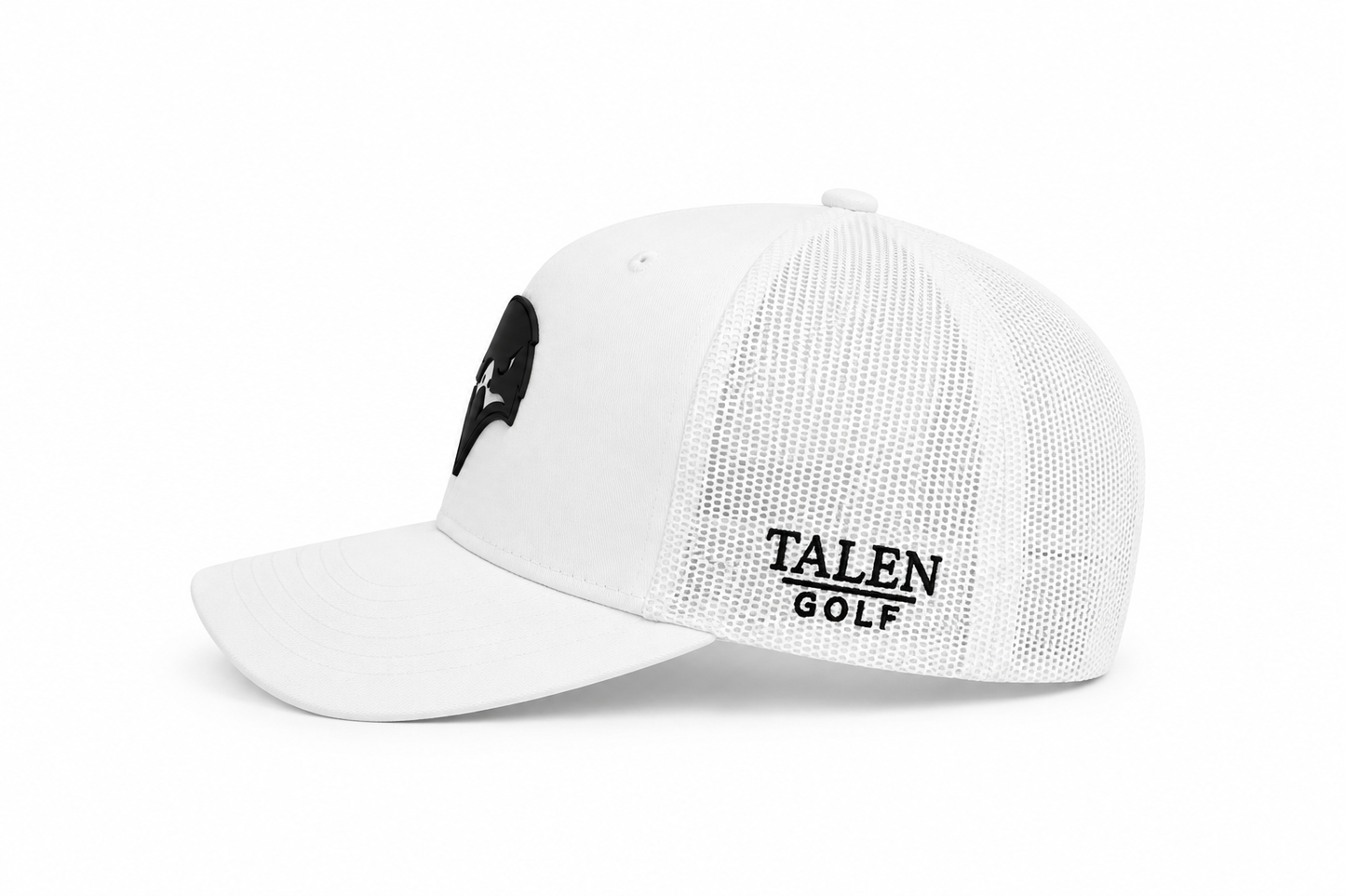 “The Hacker” White Logo Cap