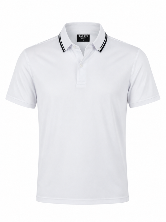 “The Bishopp” Performance Polo White