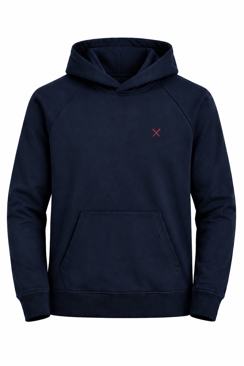 “The Eddie” Three-Stripe Hoodie in Navy