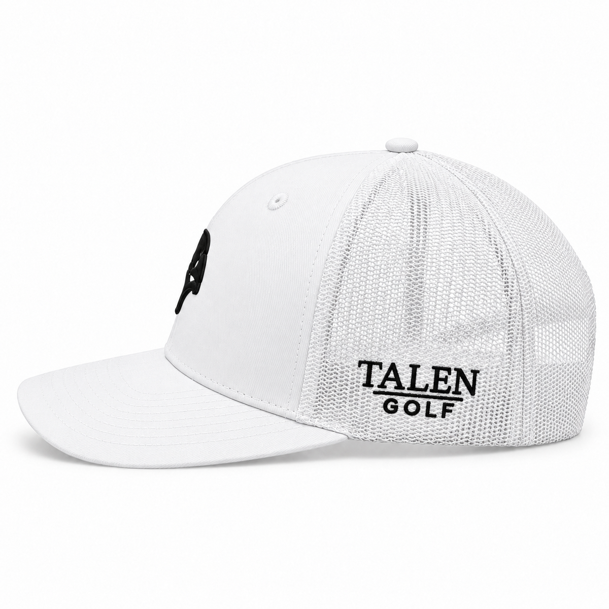 “The Hacker” White Logo Cap