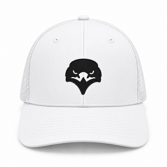 “The Hacker” White Logo Cap